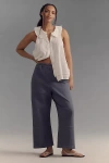 Pilcro The Izzie Relaxed Pull-on Barrel Pants By  In Blue
