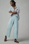 Pilcro The Izzie Relaxed Pull-on Barrel Pants By  In Blue