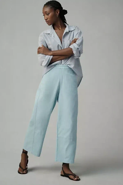 Pilcro The Izzie Relaxed Pull-on Barrel Pants By  In Blue