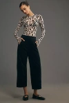 Pilcro The Izzie Relaxed Pull-on Barrel Pants By : Corduroy Edition In Black