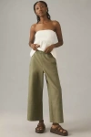 Pilcro The Izzie Relaxed Pull-on Barrel Pants By  In Green