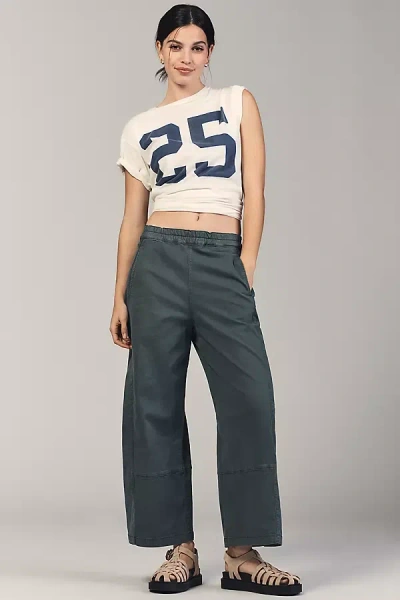 Pilcro The Izzie Relaxed Pull-on Barrel Pants By : Twill Edition In Multicolor