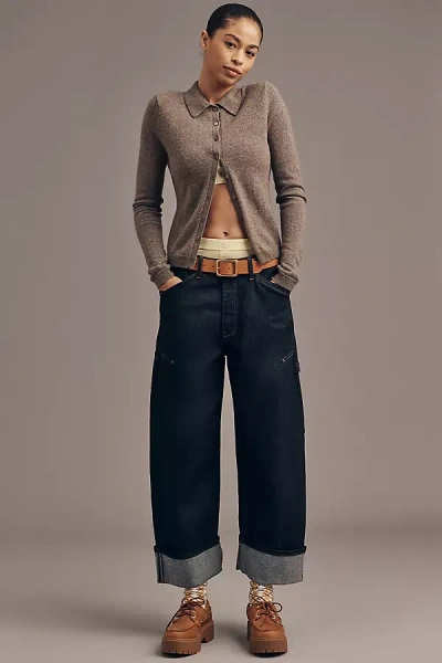Pilcro The Kayden Japanese Barrel Carpenter Jeans By  In Blue