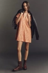 Pilcro The Keira Lace Mini Dress By  In Orange