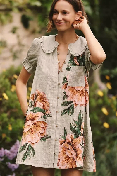 Pilcro The Keira Mini Dress By  In Green