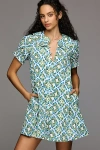 Pilcro The Keira Mini Dress By  In Blue