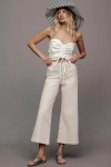 PILCRO THE KIT HIGH-RISE CROP WIDE-LEG PANTS BY PILCRO: CLEAN EDITION