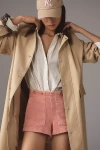 Pilcro The Kit Regenerative Cotton Shorts By  In Pink