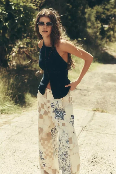 Pilcro The Lex High-rise Relaxed Tapered Jeans By  In Neutral