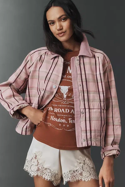 Pilcro The Lexie Cropped Workwear Jacket By  In Multi