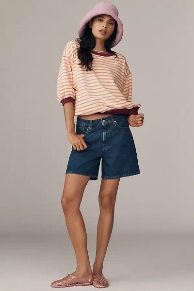 Pilcro The Niki Bubble Sweatshirt By  In Multi