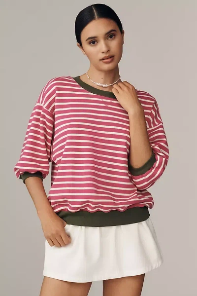 Pilcro The Niki Bubble Sweatshirt By