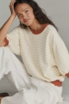 Pilcro The Niki Bubble Sweatshirt By  In Multi