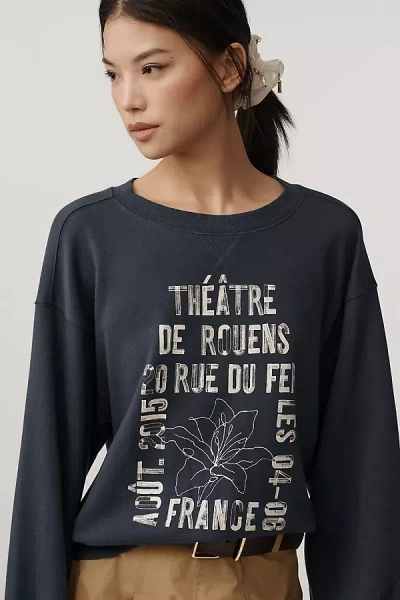 Pilcro The Niki Bubble Sweatshirt By  In Multi
