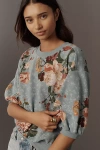 Pilcro Niki Bubble Sweatshirt In Multi