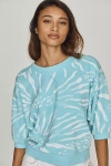 Pilcro The Niki Bubble Sweatshirt By  In Multi