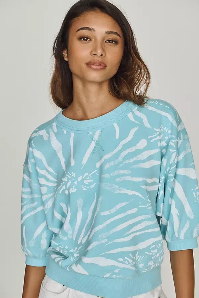Pilcro The Niki Bubble Sweatshirt By  In Multi