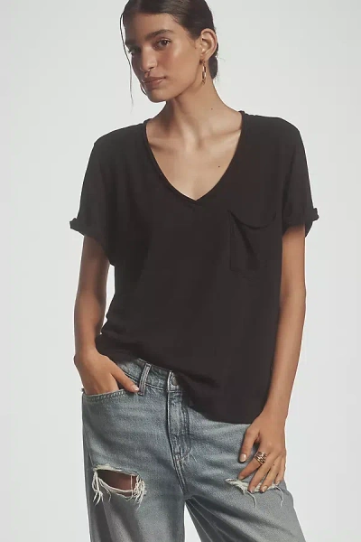 Pilcro The Quinn Short-sleeve V-neck Tee By
