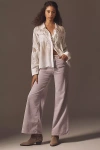 Pilcro The Robbie Corduroy High-rise Flare Jeans By  In Neutral