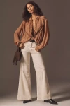 Pilcro The Robbie Corduroy High-rise Flare Jeans By  In Brown