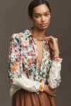 Pilcro The Romy Relaxed Buttondown Shirt By  In Multi