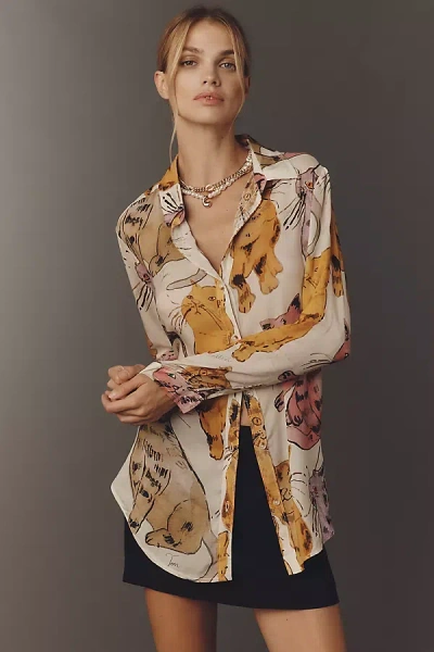 Pilcro The Romy Relaxed Shirt In Multi