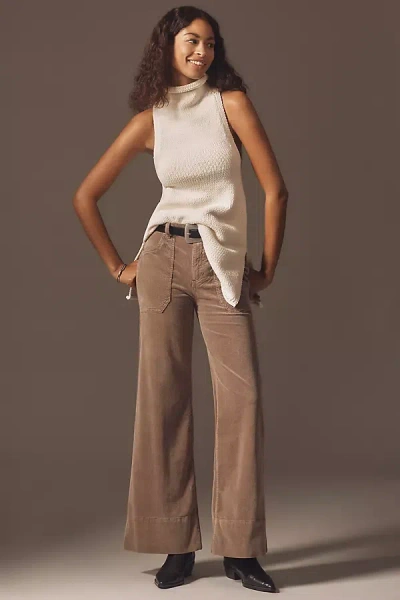 Pilcro The Rylan High-rise Flare Jeans By : Corduroy Edition In Sand