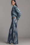 Pilcro The Rylan Metallic Relaxed High-rise Flare Jeans By  In Multi