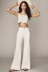 Pilcro The Rylan Relaxed High-rise Flare Jeans By  In White