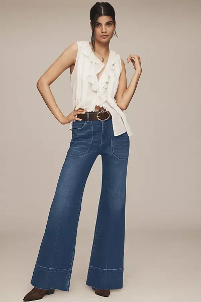 Pilcro The Rylan Relaxed High-rise Flare Jeans By