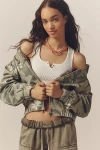 Pilcro The Rylie Bomber Jacket By  In Green