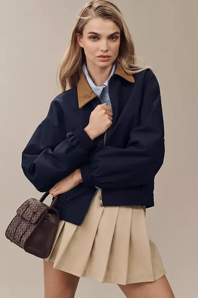 Pilcro The Rylie Bomber Jacket By  In Blue