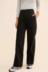 Pilcro The Seamed Flare Pant In Black In Black