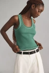 Pilcro Icon Tank Top In Green