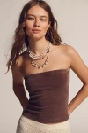 Pilcro The Sunny Strapless Tube Top By  In Brown