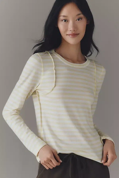 Pilcro The Teddy Tissue Tee By  In White