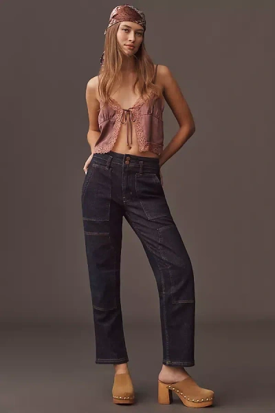 Pilcro The Wanderer Mid-rise Relaxed Jeans By  In Blue