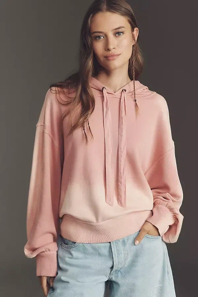 Pilcro Tie-dye Tech Hoodie In Orange