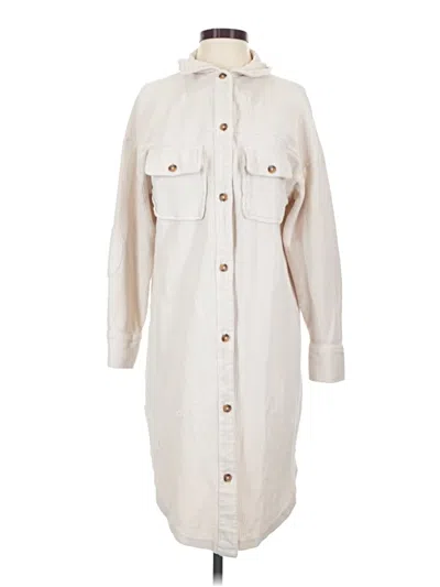 Pre-owned Pilcro Trenchcoat In Ivory