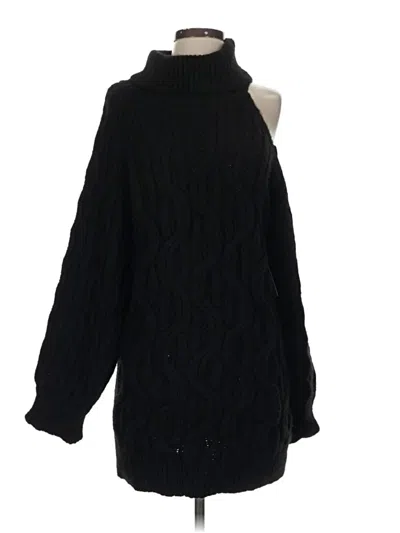Pre-owned Pilcro Turtleneck Sweater In Black