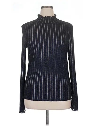 Pre-owned Pilcro Turtleneck Sweater In Blue