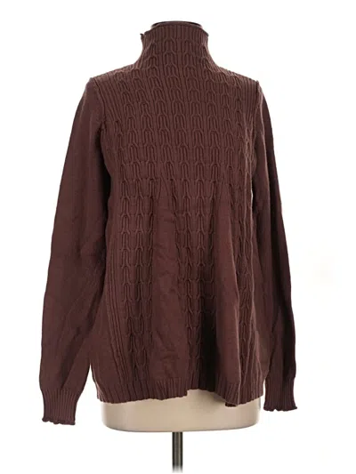 Pre-owned Pilcro Turtleneck Sweater In Brown