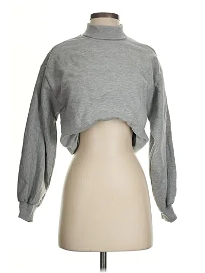 Pre-owned Pilcro Turtleneck Sweater In Gray