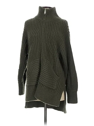 Pre-owned Pilcro Turtleneck Sweater In Green