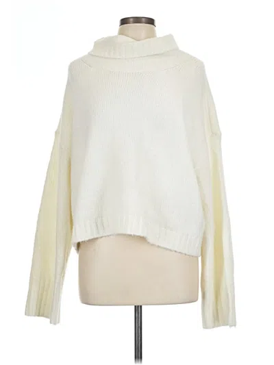 Pre-owned Pilcro Turtleneck Sweater In Ivory