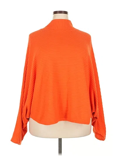 Pre-owned Pilcro Turtleneck Sweater In Orange
