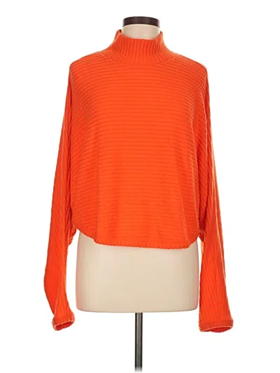 Pre-owned Pilcro Turtleneck Sweater In Orange