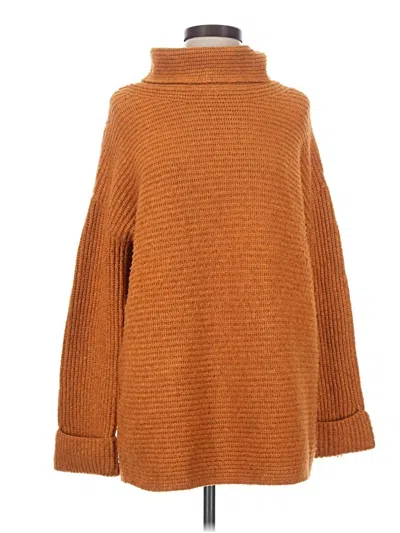 Pre-owned Pilcro Turtleneck Sweater In Orange