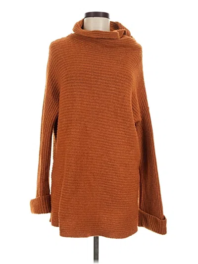 Pre-owned Pilcro Turtleneck Sweater In Orange