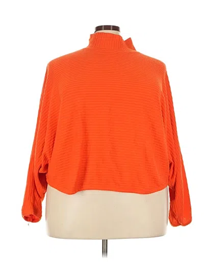 Pre-owned Pilcro Turtleneck Sweater In Orange